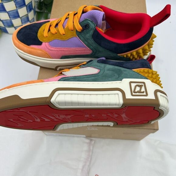 Men’s Christian Louboutin, Astroloubi low top sneakers size 42.5 - Picture 9 of 10